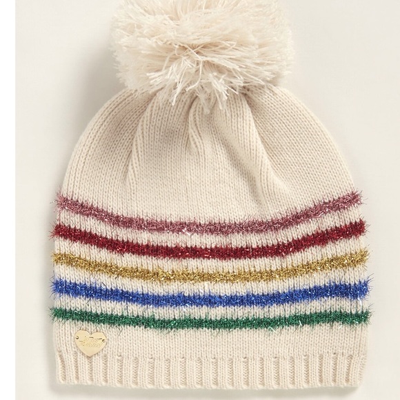 Betsey Johnson Accessories - Betsey Johnson Beanie - Hat -NWT-Rainbow Stripe
